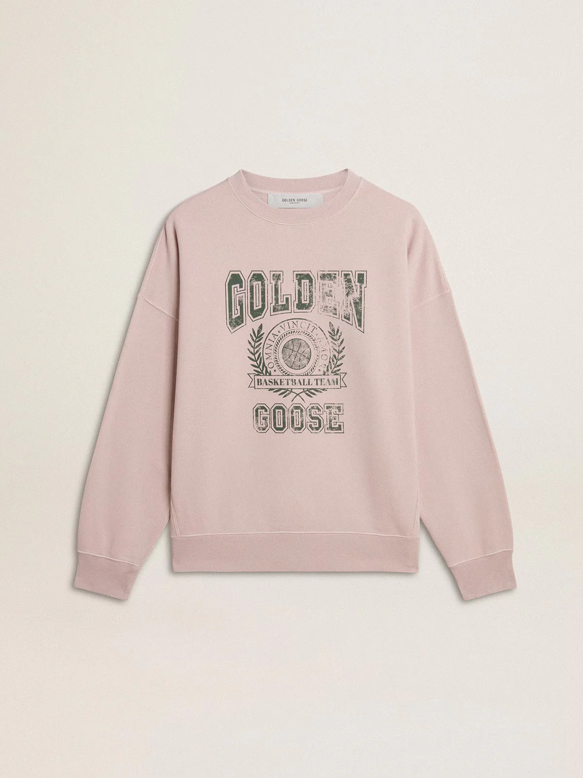 Jersey Crew Neck Vintage College Print - Image 2