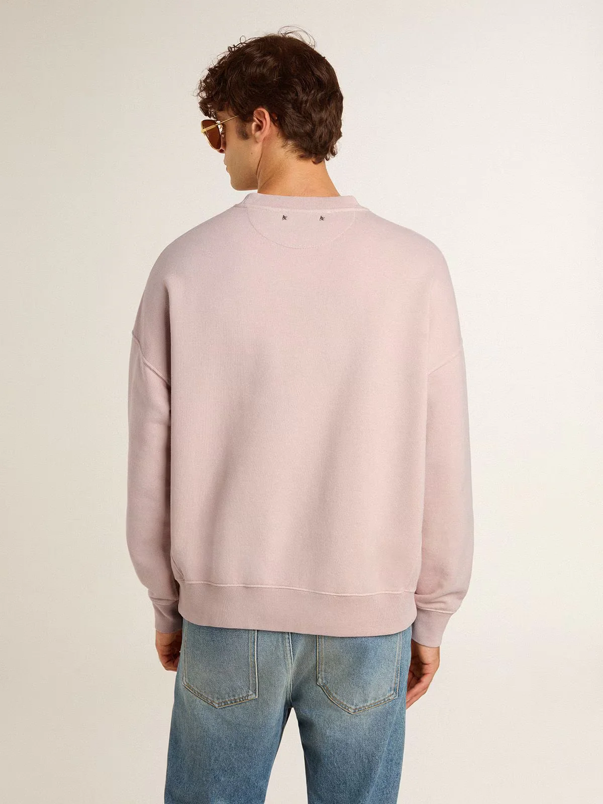Jersey Crew Neck Vintage College Print - Image 4
