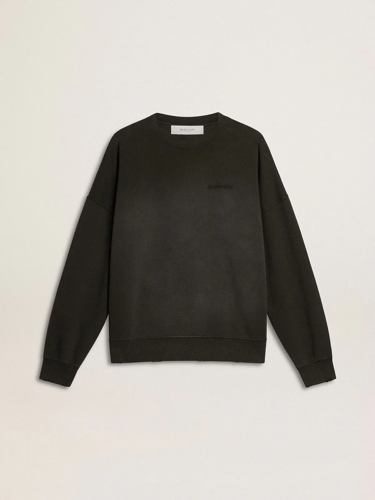 Sweater Journey Crew Neck Dyed Bleaching Effect - Image 2
