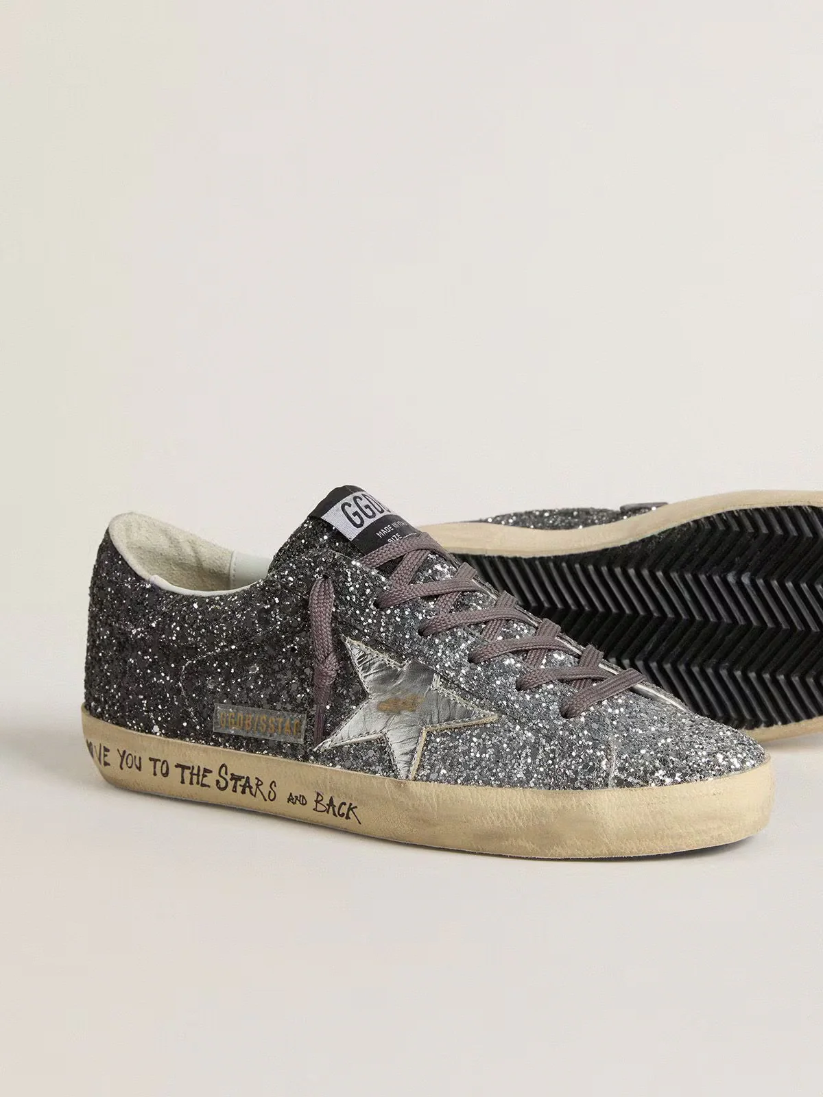 Tenis Golden Goose Super Star Glitter Mujer - Image 3