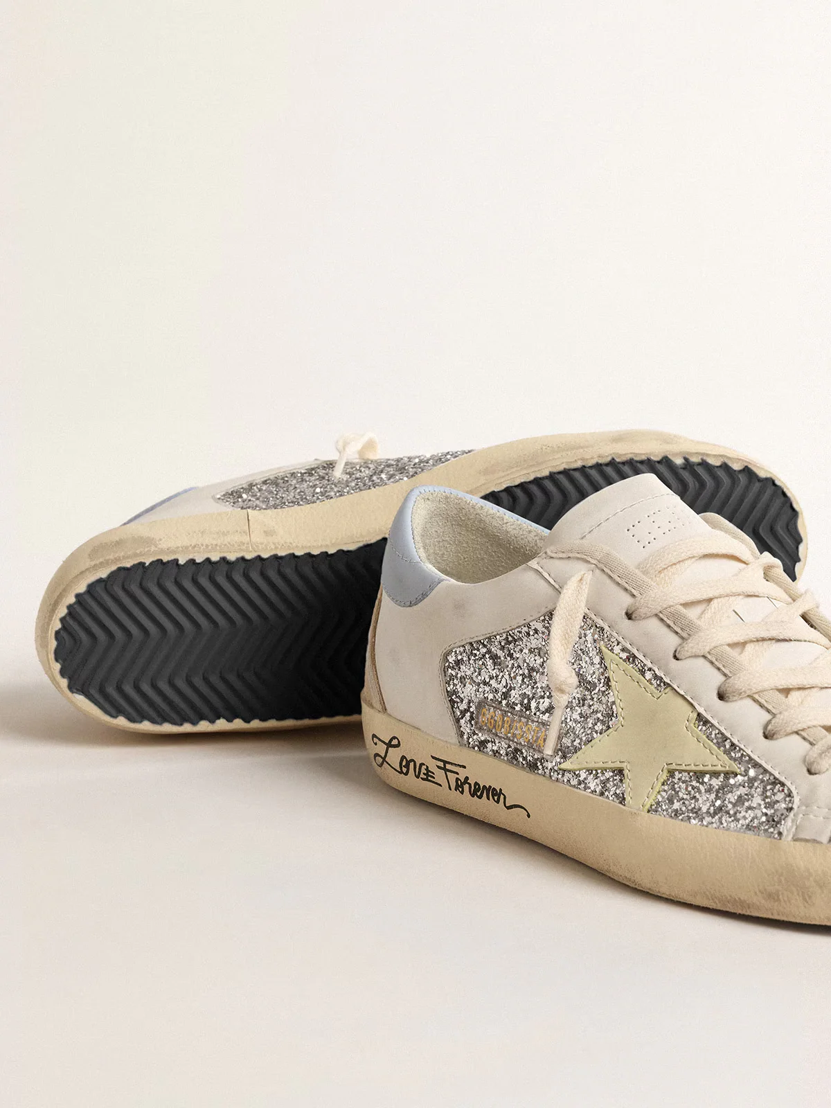 Tenis Golden Goose Super Star Glitter Mujer - Image 3