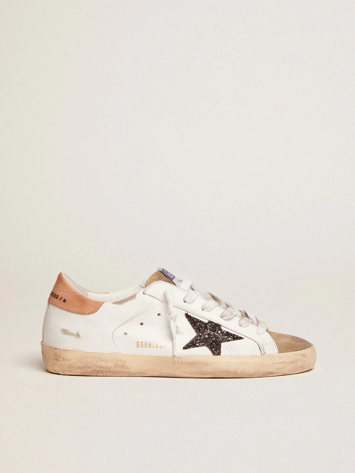 Tenis Golden Goose Super Star Leather Glitter Mujer