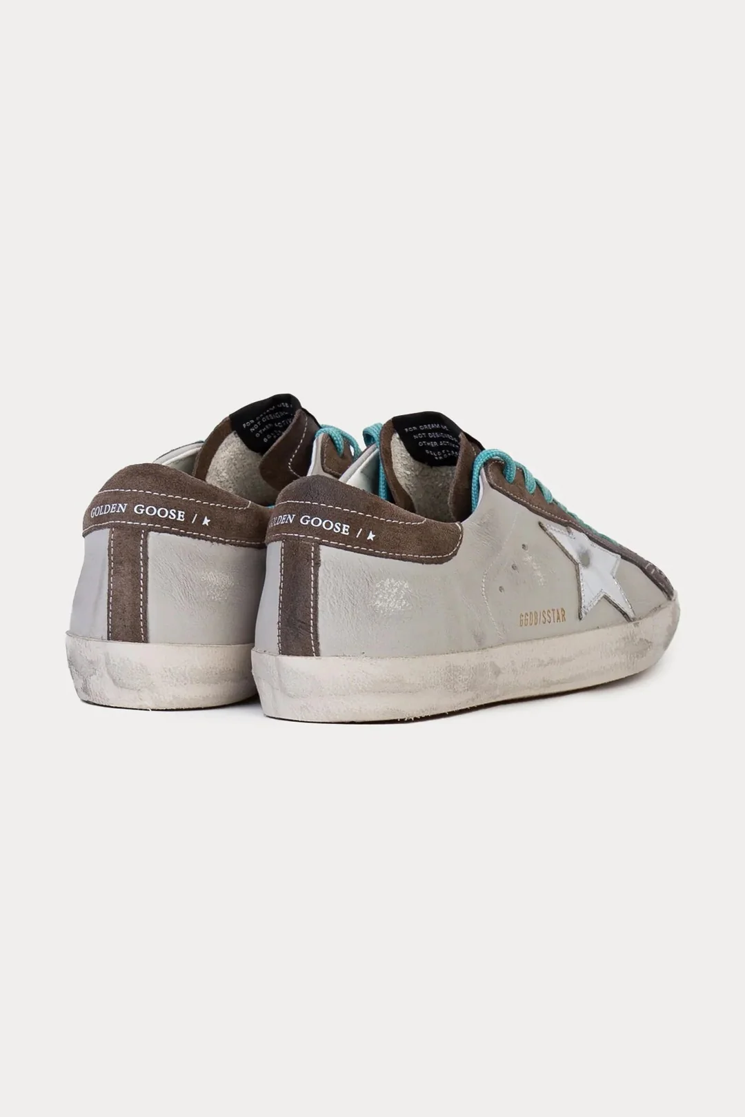 Tenis Golden Goose Super Star Leather Laminated Star Hombre - Image 3