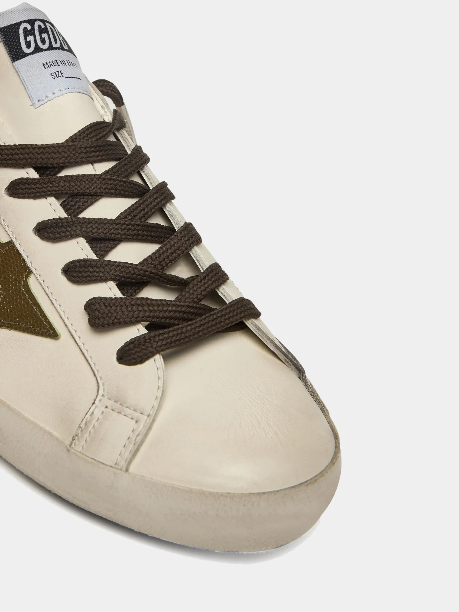 Tenis Golden Goose Super Star And Toe Cocco Print Hombre - Image 4