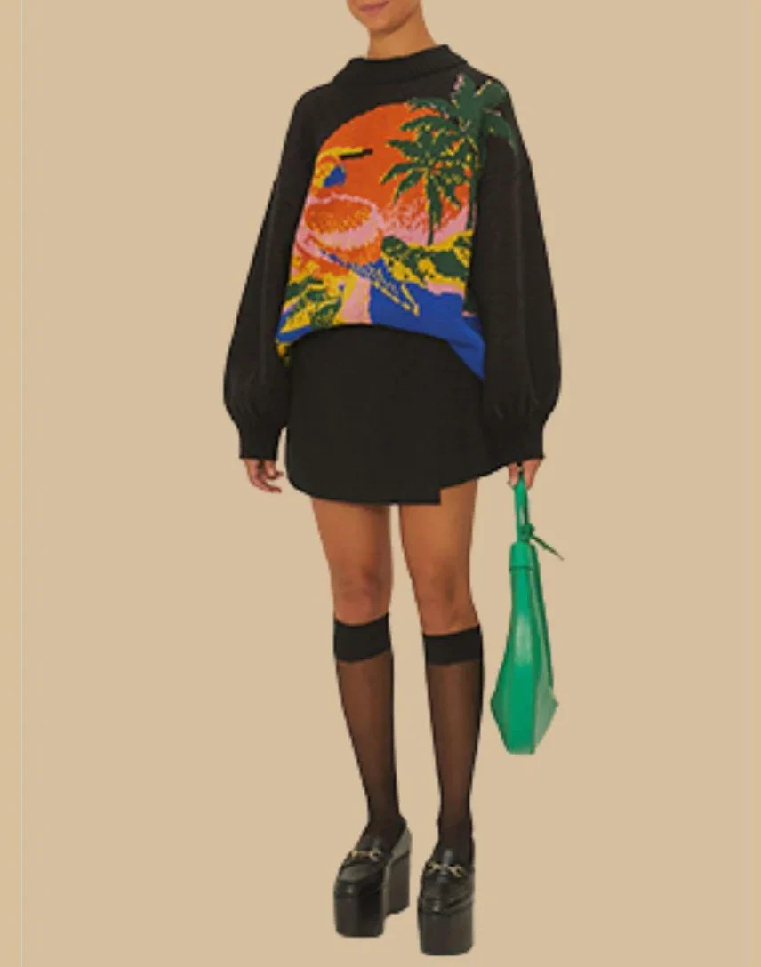 Sweater Tricot Paisagem Latina - Image 3