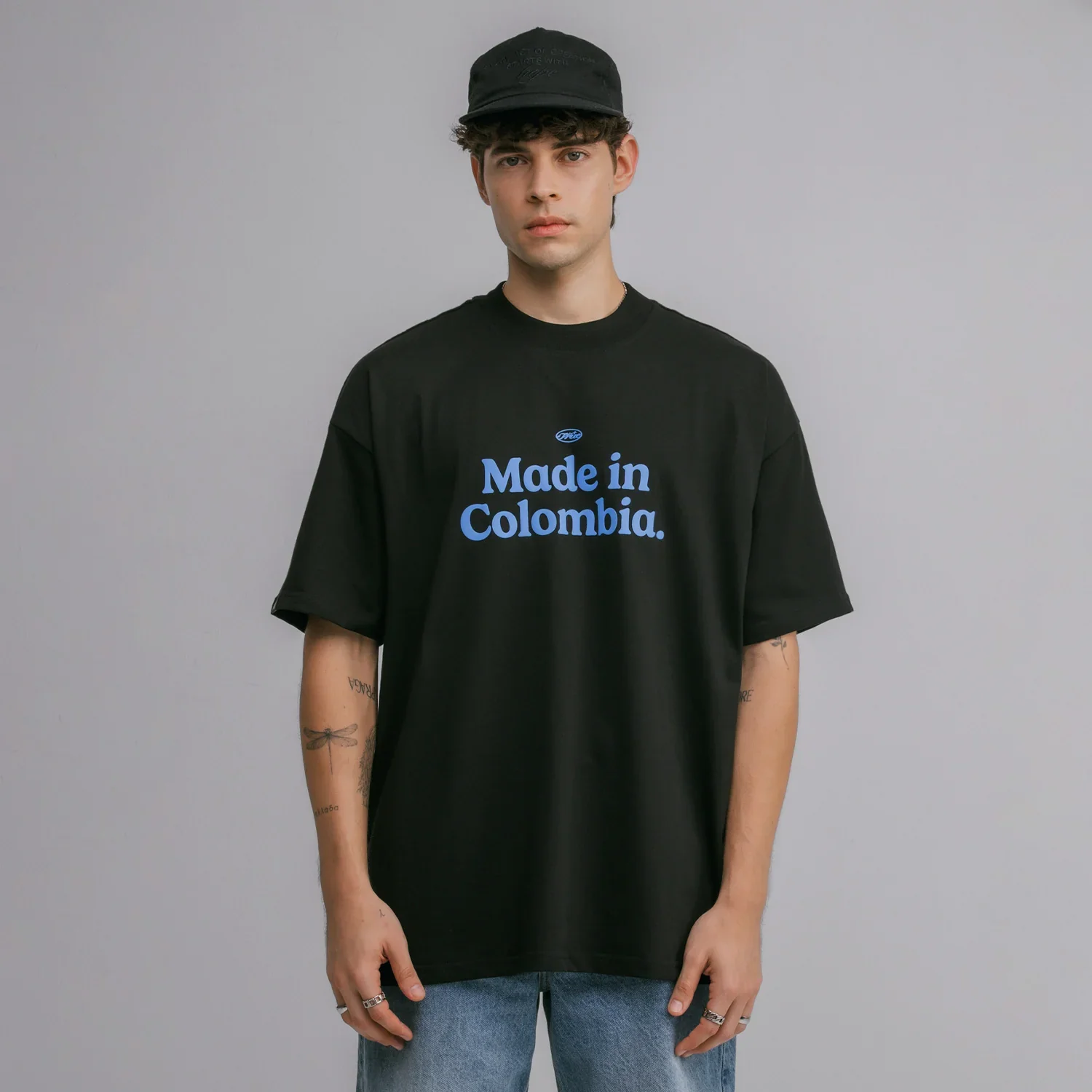 T-Shirt Colombia Oversized Hombre - Image 2