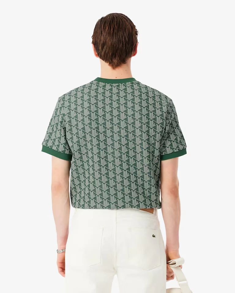 T-Shirt De Jacquard Con Monograma - Image 5