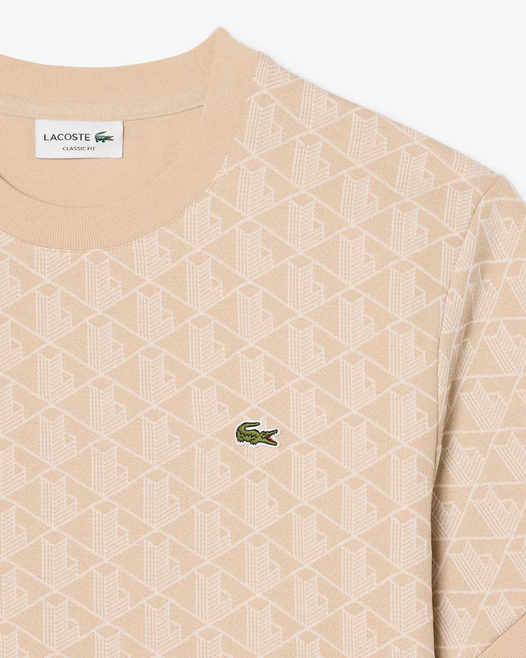 T-Shirt De Jacquard Con Monograma - Image 5