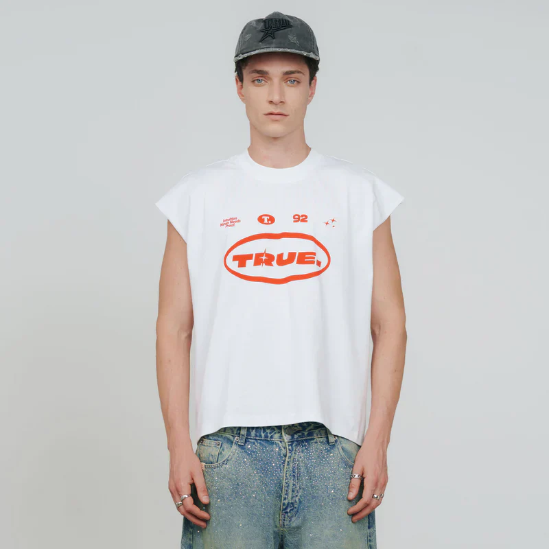 T-Shirt Sin Mangas Intuition Blanca
