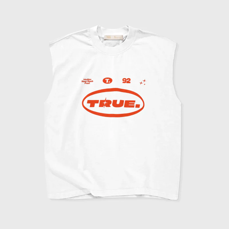 T-Shirt Sin Mangas Intuition Blanca - Image 3