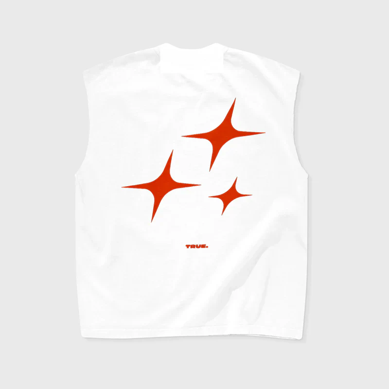 T-Shirt Sin Mangas Intuition Blanca - Image 4