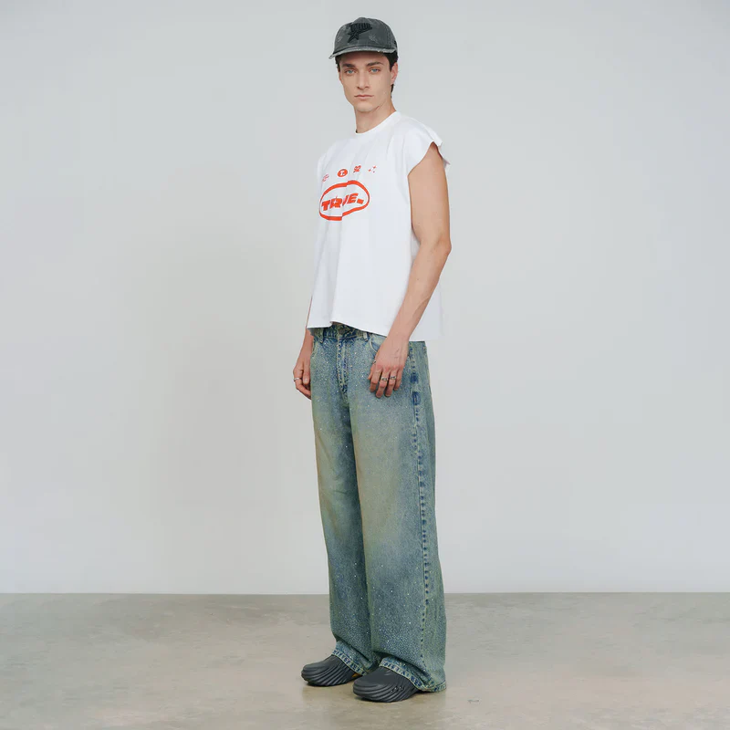 T-Shirt Sin Mangas Intuition Blanca - Image 5