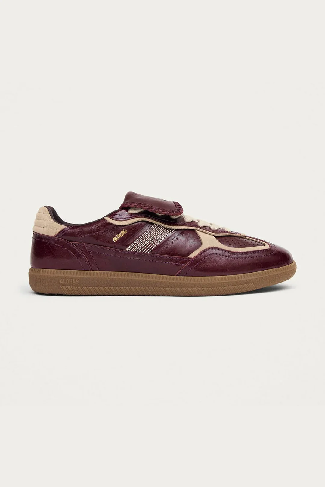 Tenis Alohas De Mujer Tb.490 Club Deep Burgundy Patent Leather