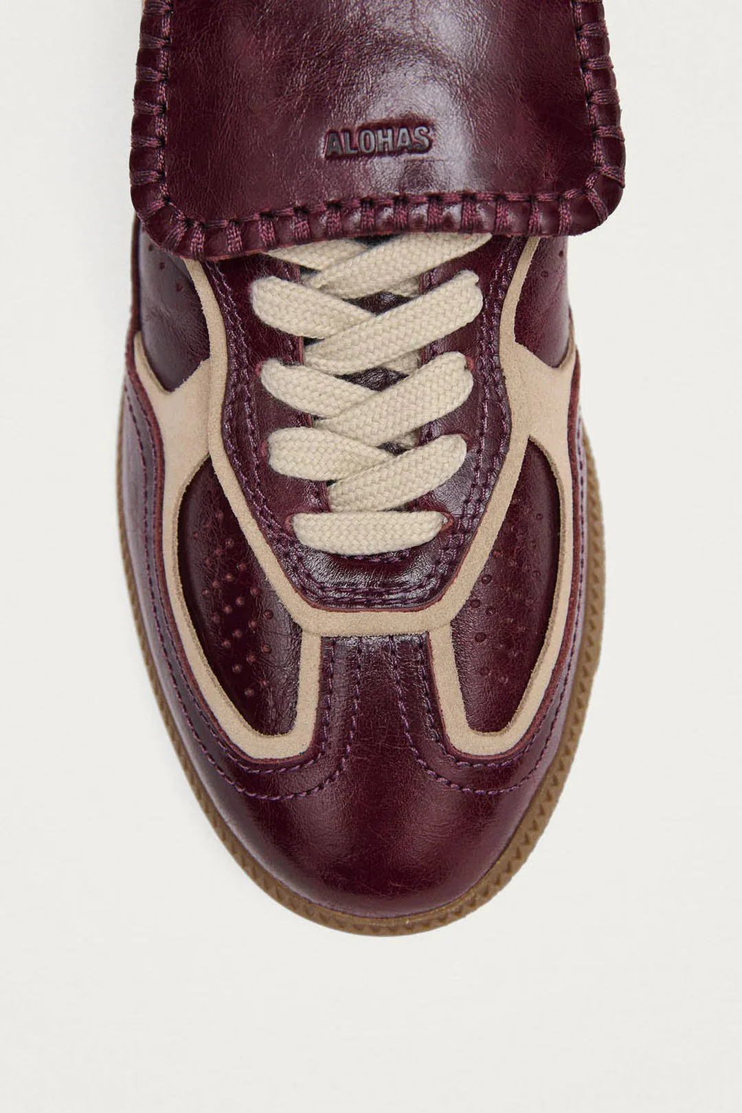 Tenis Alohas De Mujer Tb.490 Club Deep Burgundy Patent Leather - Image 5