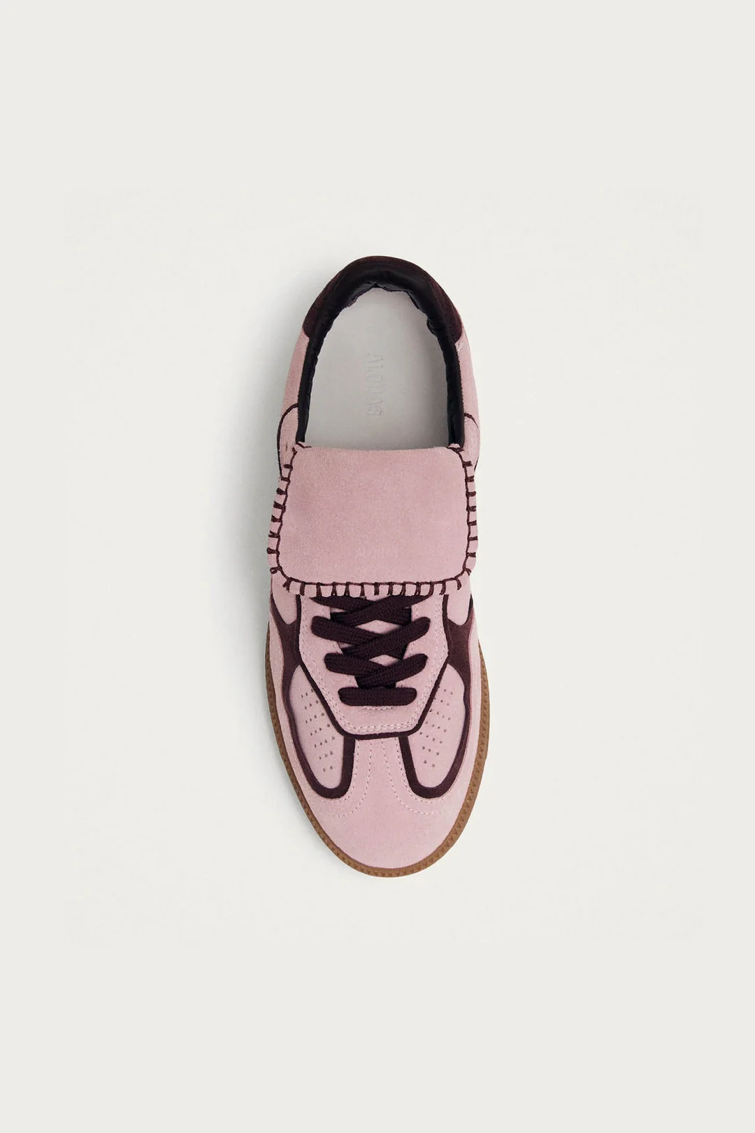 Tenis Alohas De Mujer Tb.490 Club Suede Pink Leather - Image 3