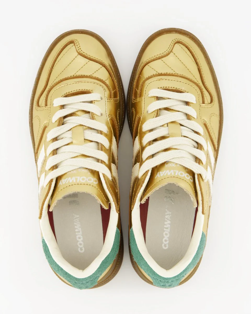 Tenis Coolway De Mujer Goal Champagne Shine - Image 4