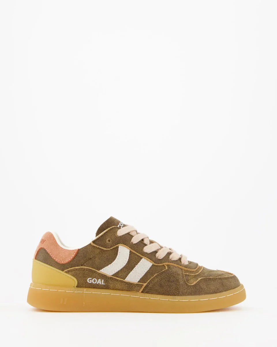 Tenis Coolway De Mujer Goal Chestnut Sip