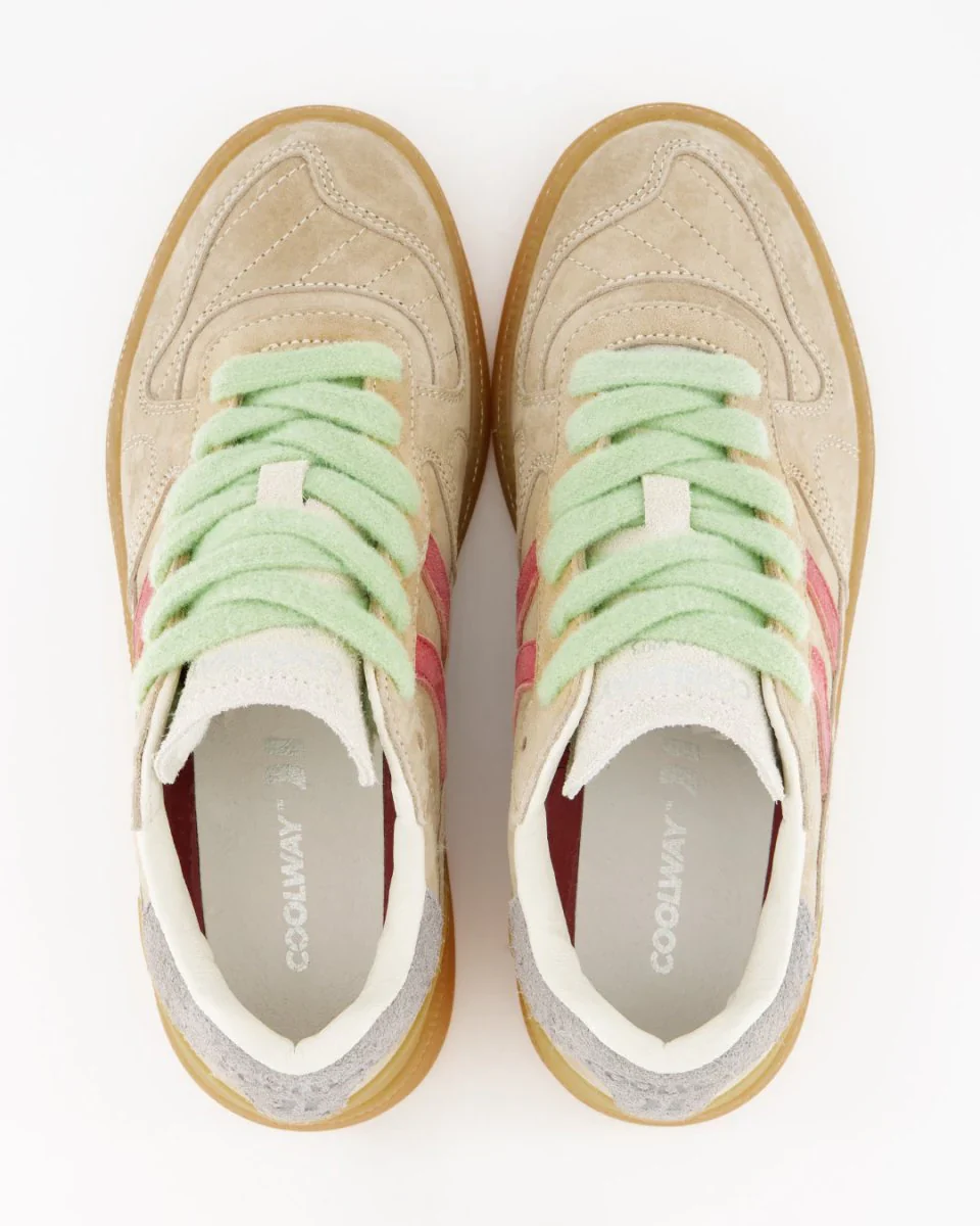 Tenis Coolway De Mujer Goal Cream Drift - Image 4