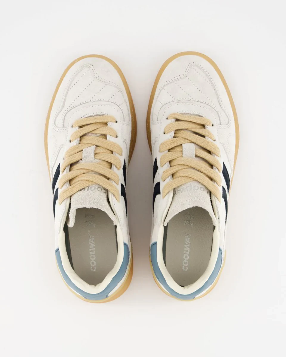 Tenis Coolway De Mujer Goal Smokey White - Image 4