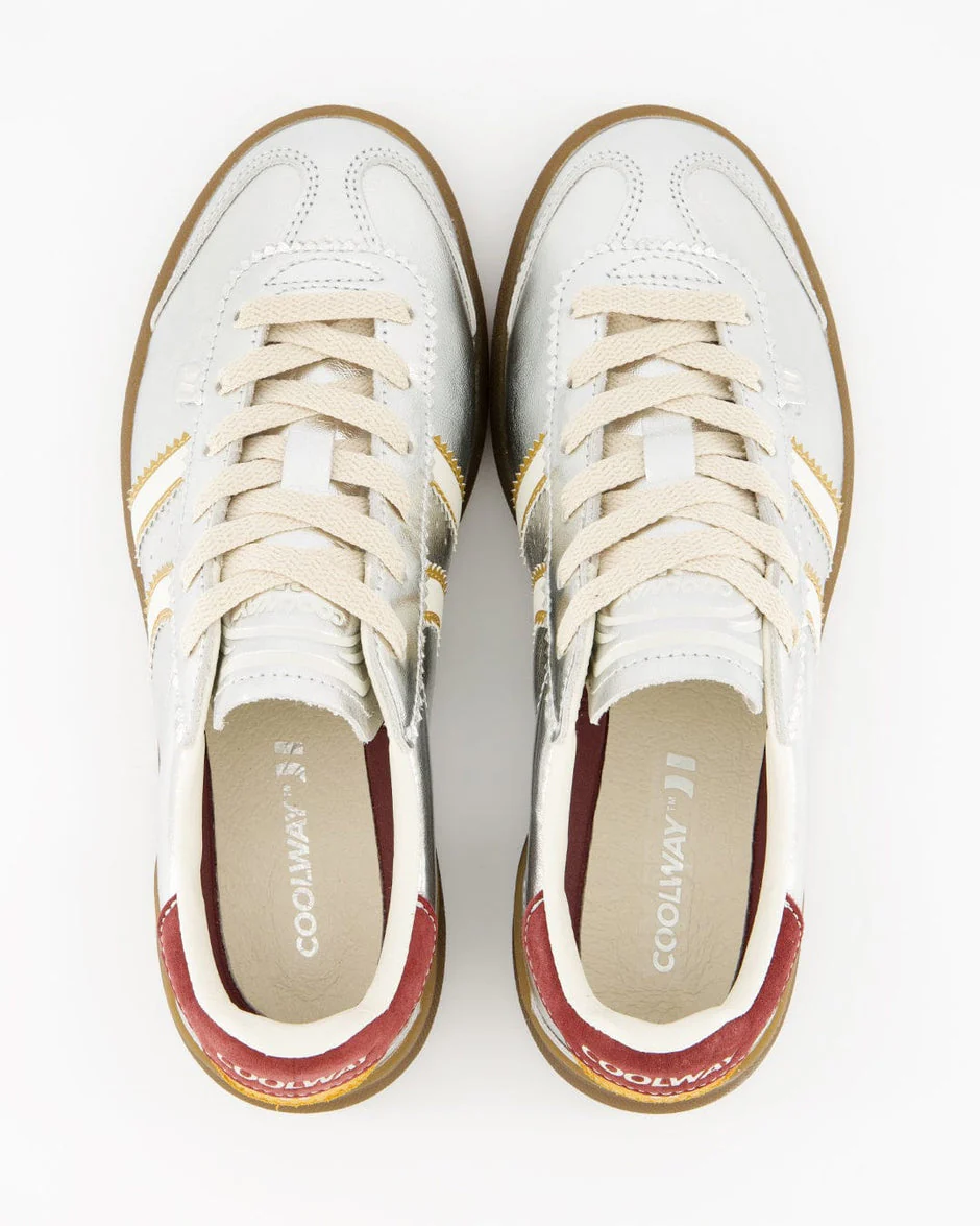 Tenis Coolway De Mujer Kiro Silver - Image 4