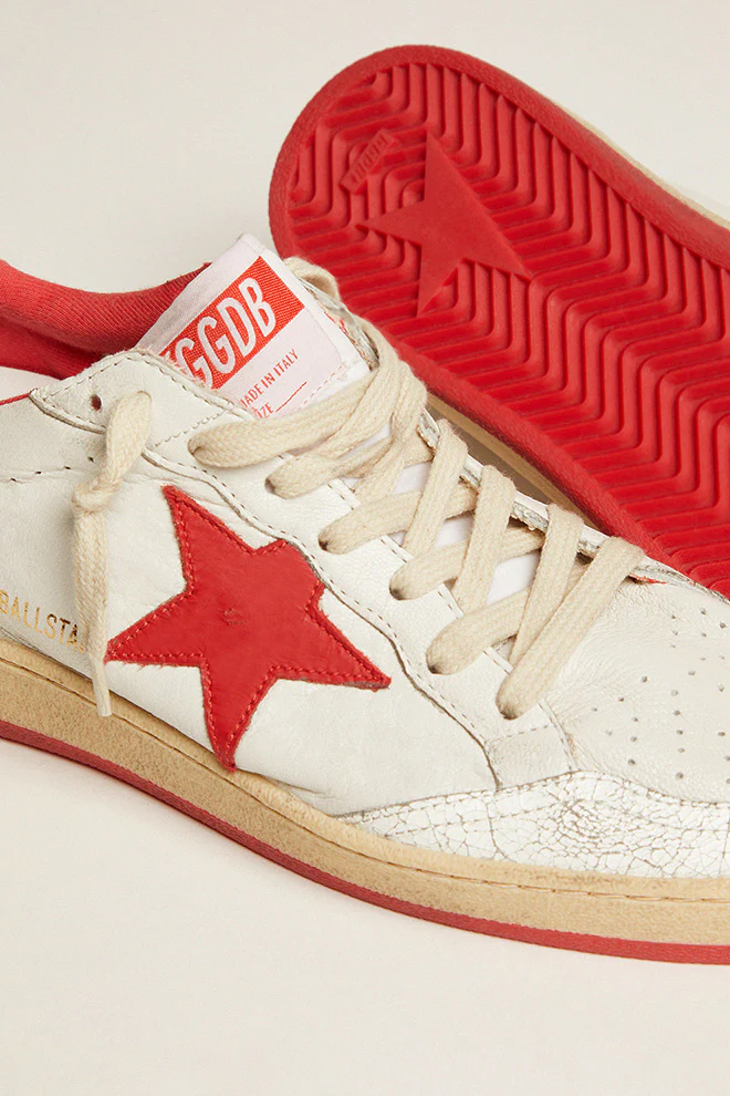 Tenis Golden Goose Ball Star Nappa Upper Matt Mujer - Image 3