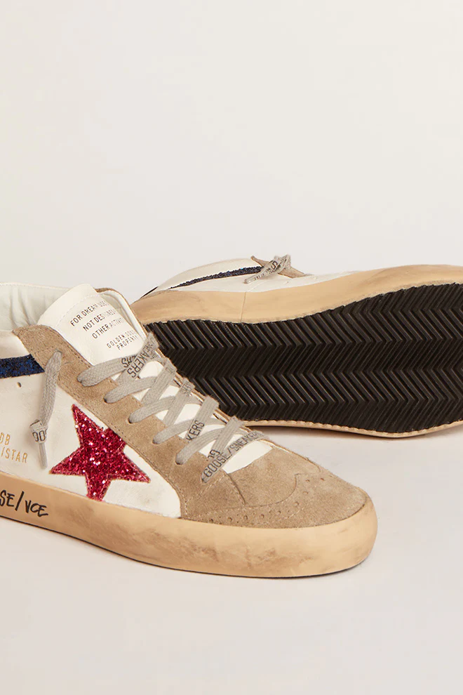 Tenis Golden Goose Mid Star Nappa Mujer - Image 3