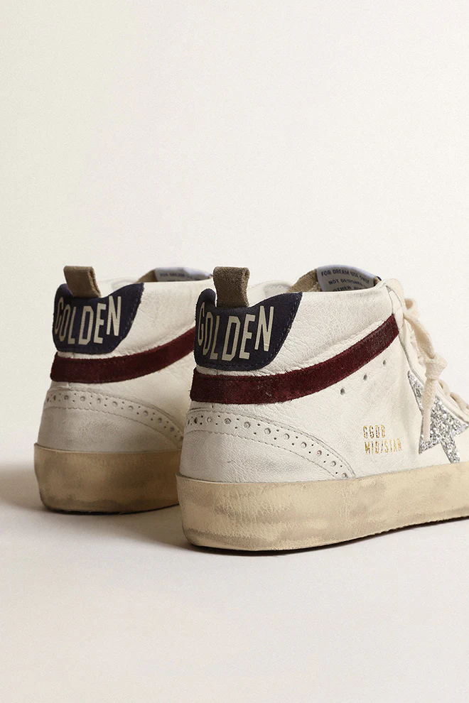 Tenis Golden Goose Mid Star Nappa Upper Toe Mujer - Image 3