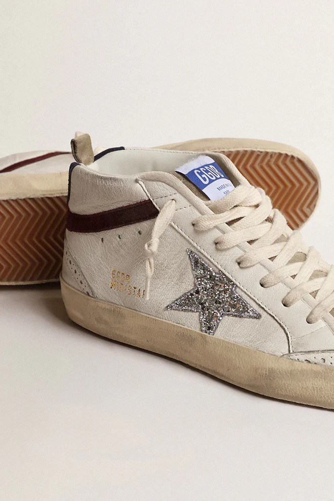 Tenis Golden Goose Mid Star Nappa Upper Toe Mujer - Image 4