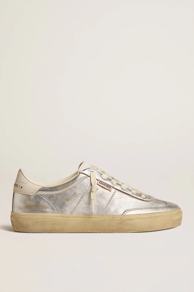 Tenis Golden Goose Soul-Star Laminated Upper Bio mujer