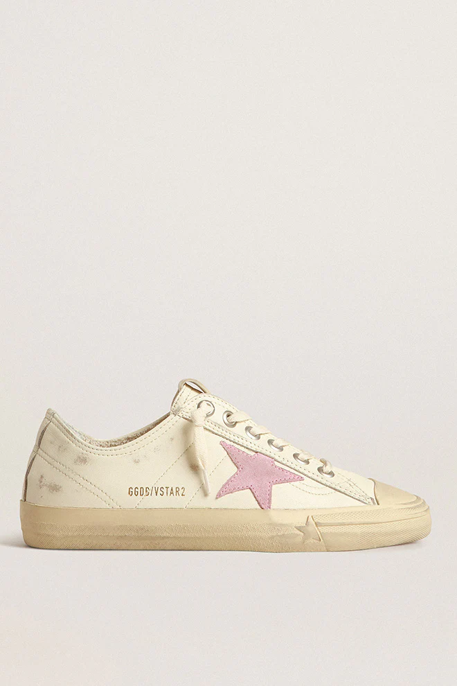 Tenis Golden Goose V-Star 2 Nappa Upper Rubber Mujer