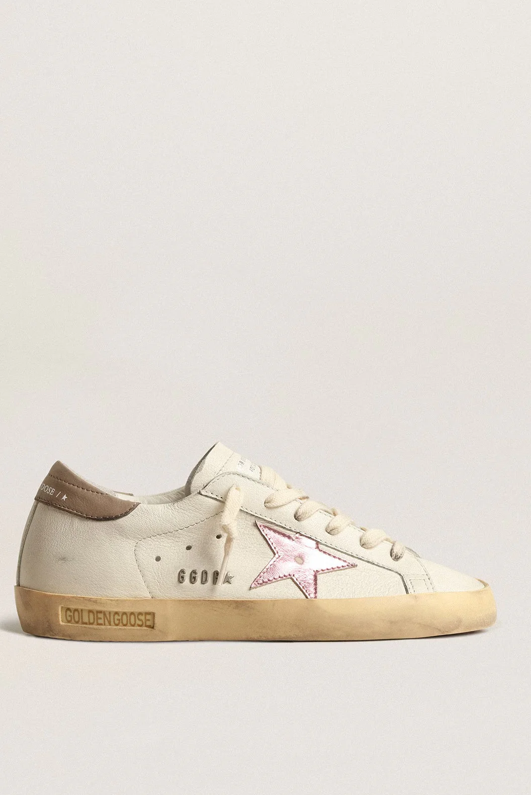 Tenis Golde Goose Super Star Nappa Metal Lettering Mujer