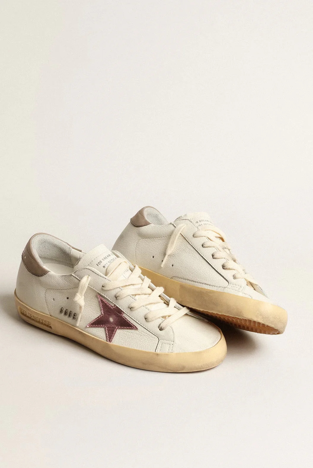 Tenis Golde Goose Super Star Nappa Metal Lettering Mujer - Image 2