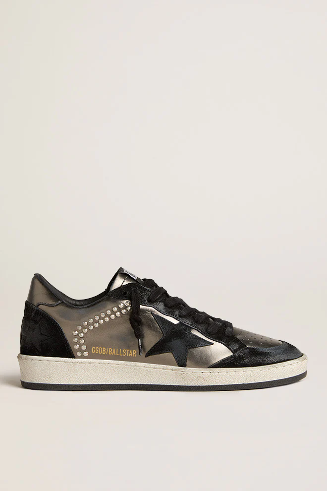 Tenis Golden Goose Ball Star Laminated Mujer