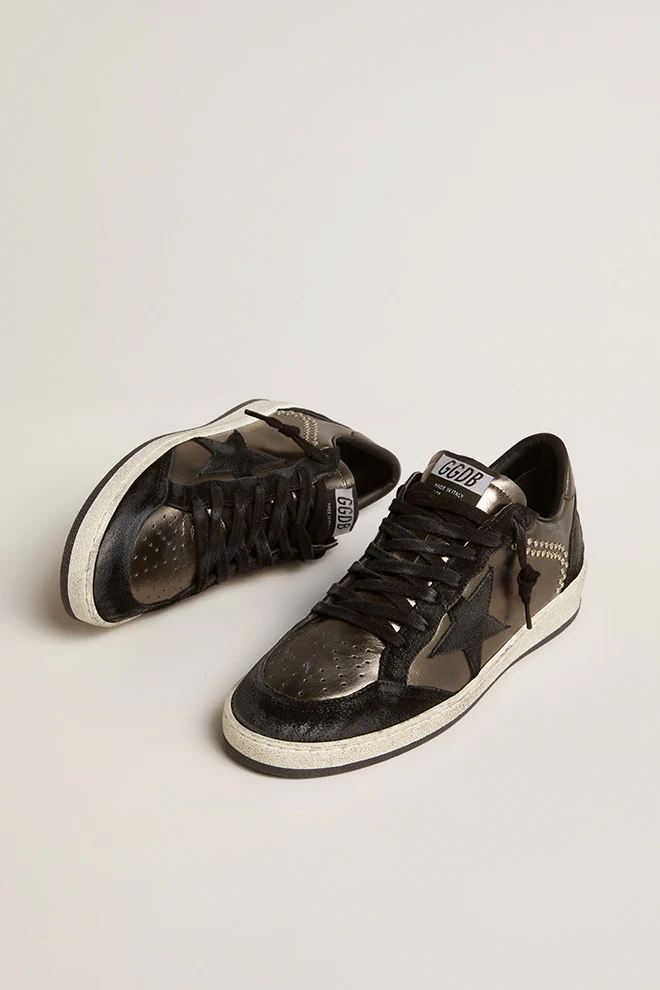 Tenis Golden Goose Ball Star Laminated Mujer - Image 2