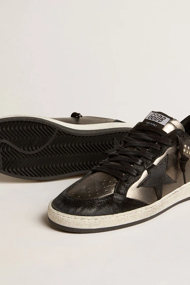 Tenis Golden Goose Ball Star Laminated Mujer - Image 3