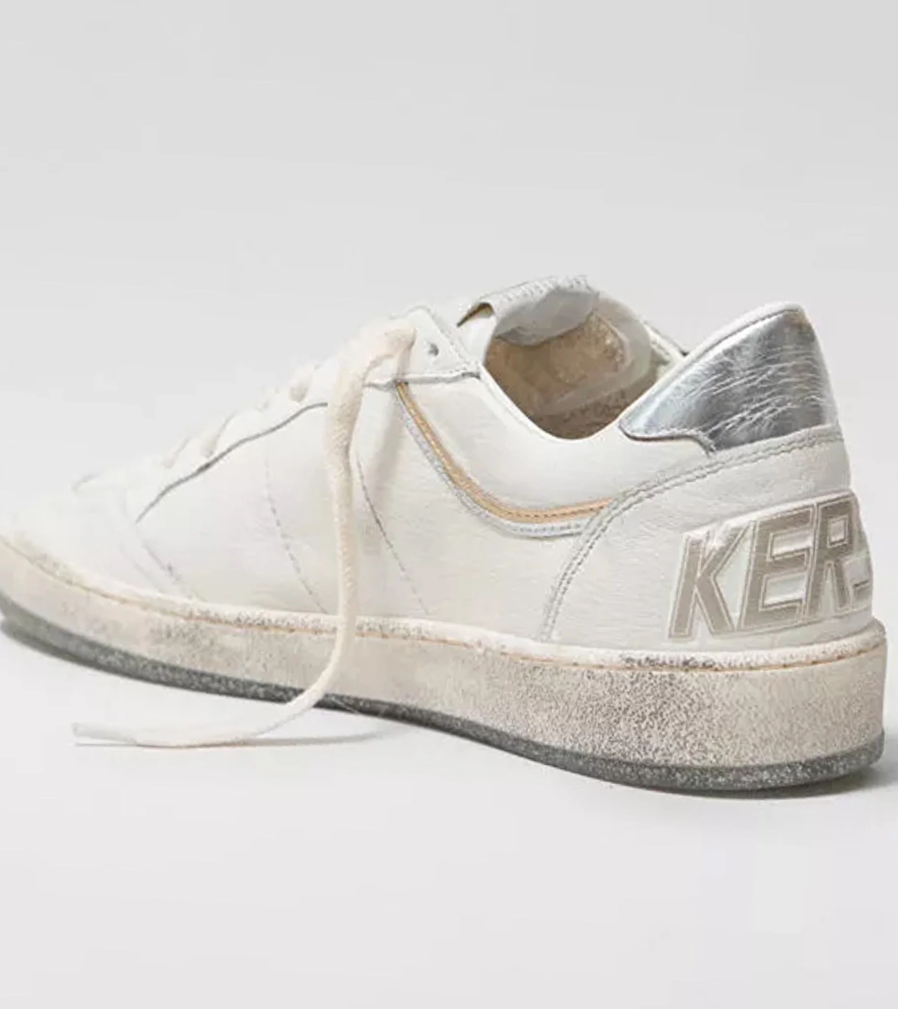 Tenis Golden Goose Ball Star Nappa Laminated Star And Heel Mujer - Image 3