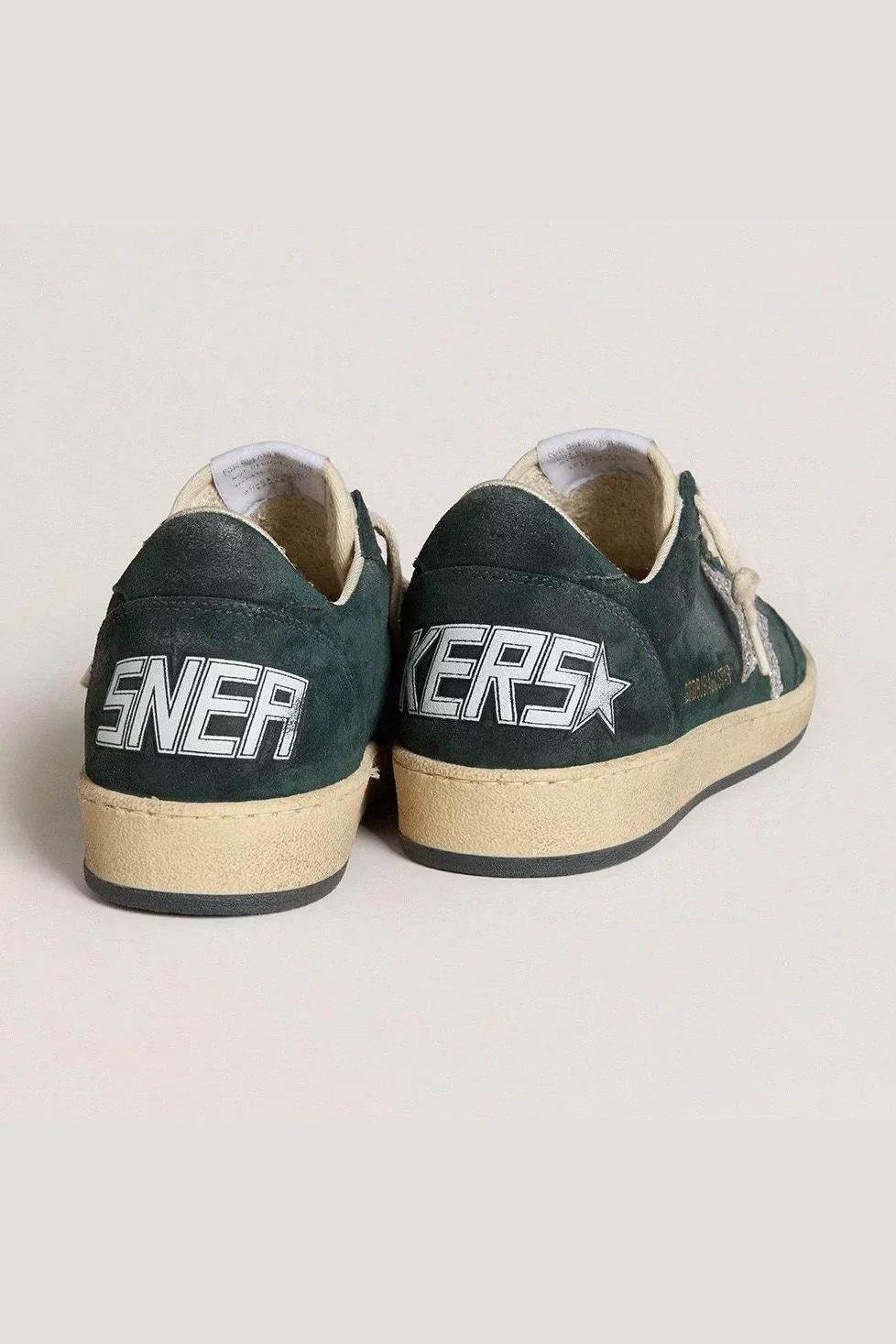 Tenis Golden Goose Ball Star Suede Upper Spur And Heel Glitter Star Mujer - Image 4