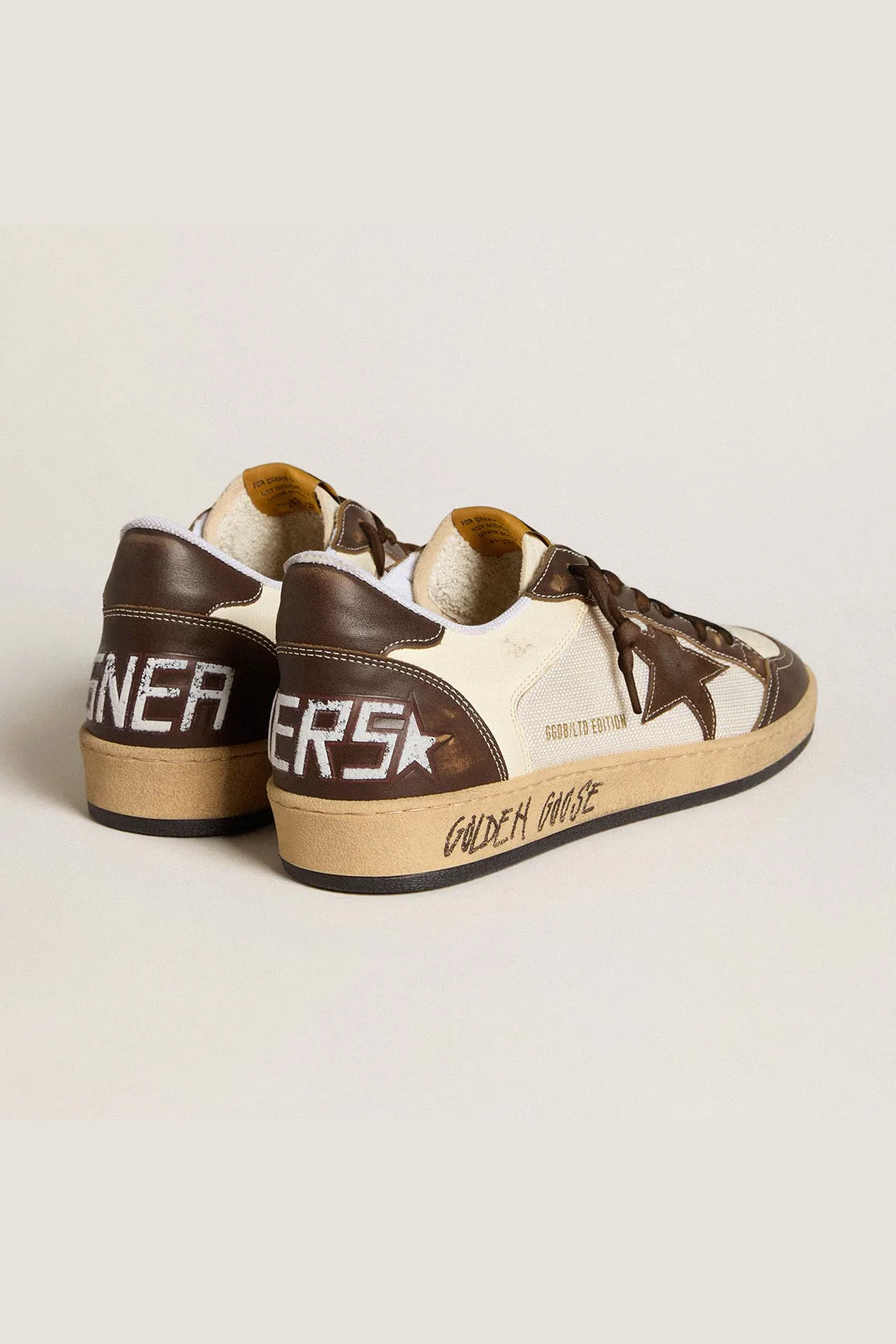 Tenis Golden Goose Ballstar Mesh Nappa Leather Suede Star Hombre - Image 4