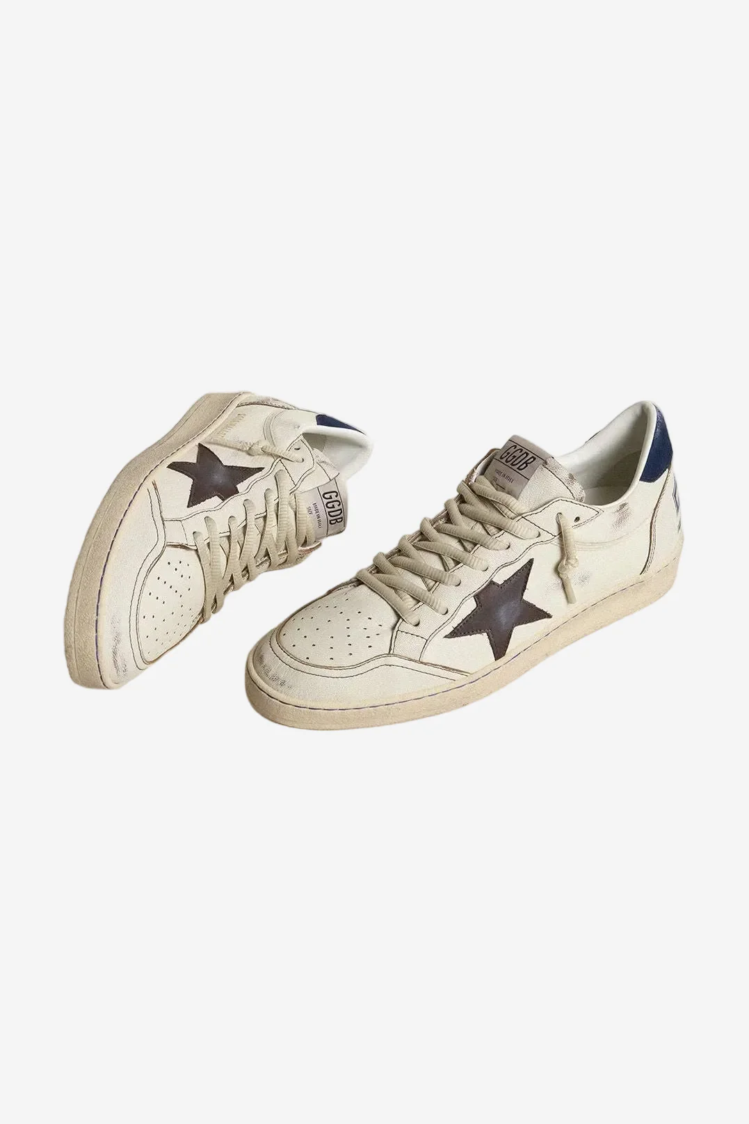 Tenis Golden Goose Ballstar Nappa Nabuk Star Hombre - Image 2