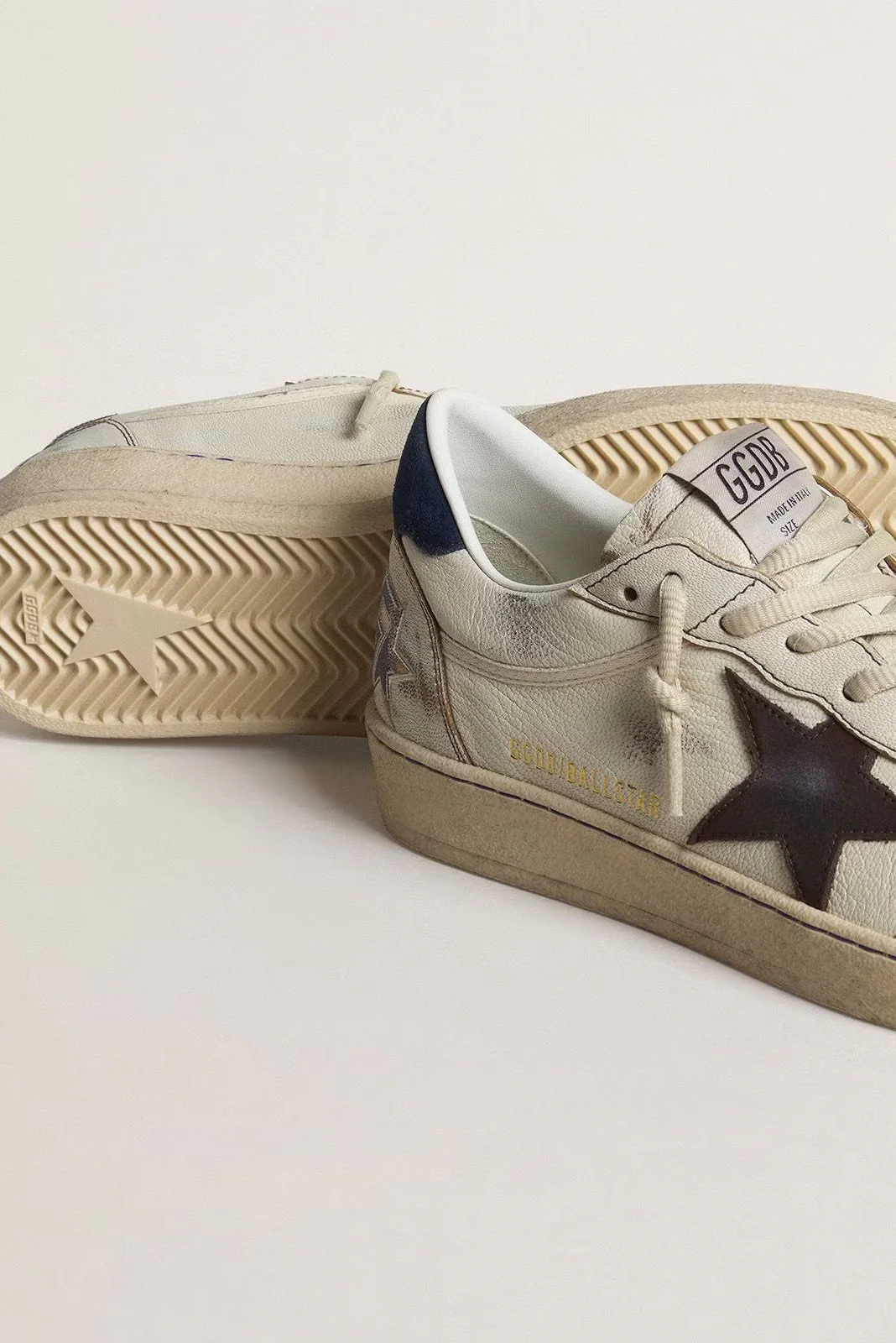 Tenis Golden Goose Ballstar Nappa Nabuk Star Hombre - Image 3