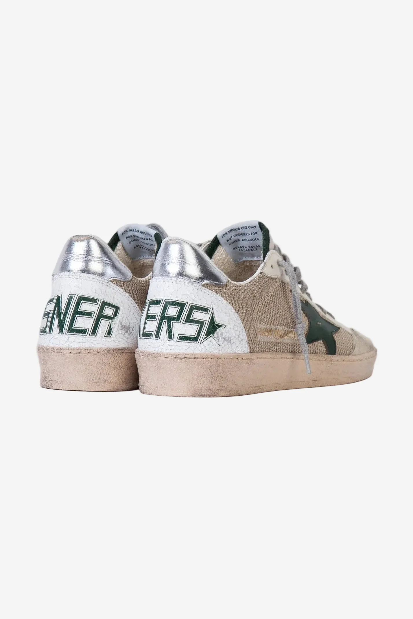 Tenis Golden Goose Ballstar Net Leather Star Nylon Heel Crack Spur Hombre - Image 4