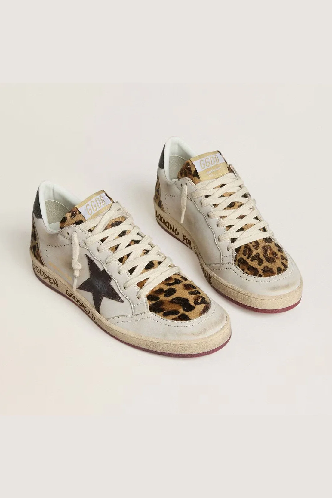 Tenis Golden Goose Ballstar Star Horsy Tongue Laminated Heel Mujer - Image 2