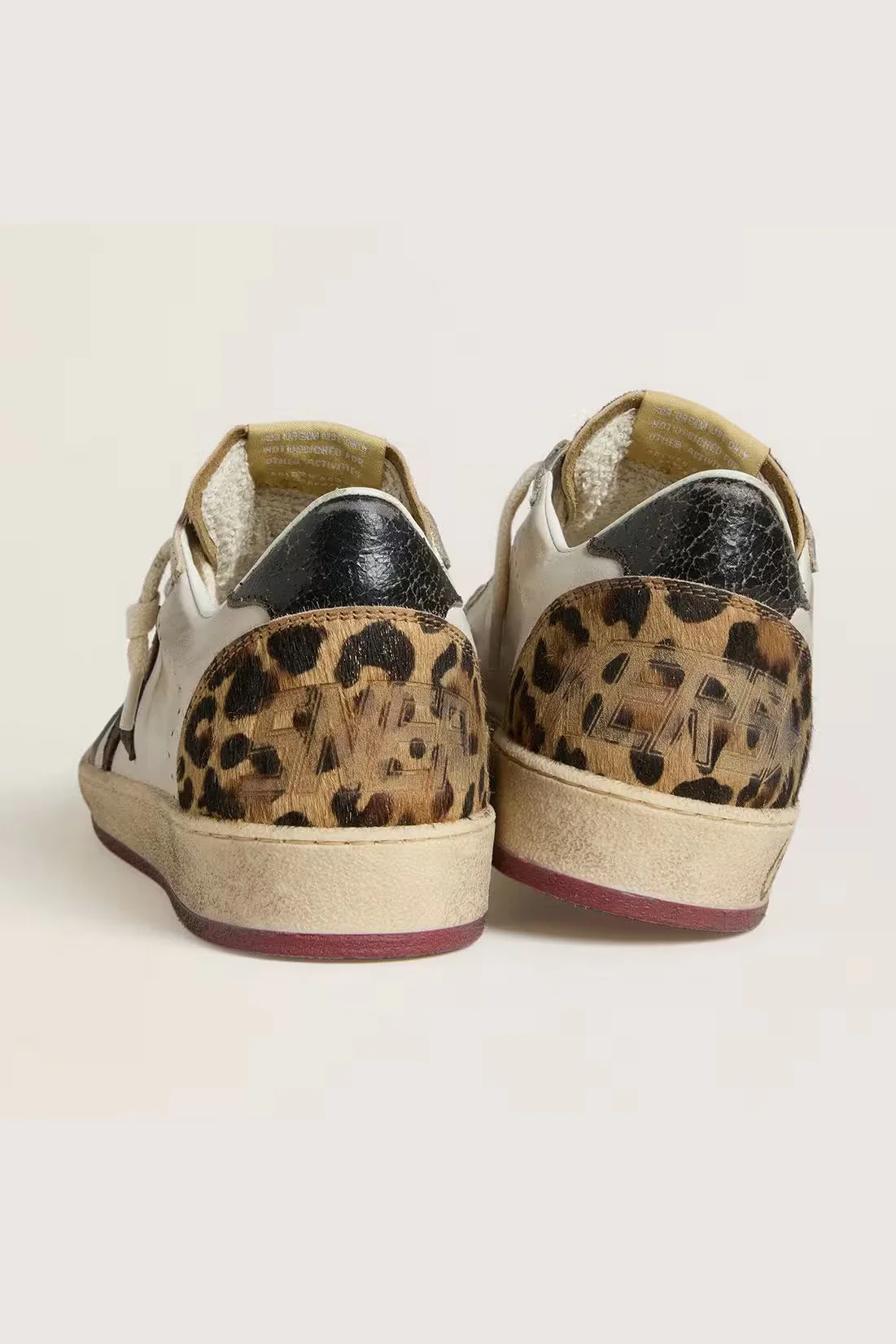 Tenis Golden Goose Ballstar Star Horsy Tongue Laminated Heel Mujer - Image 4