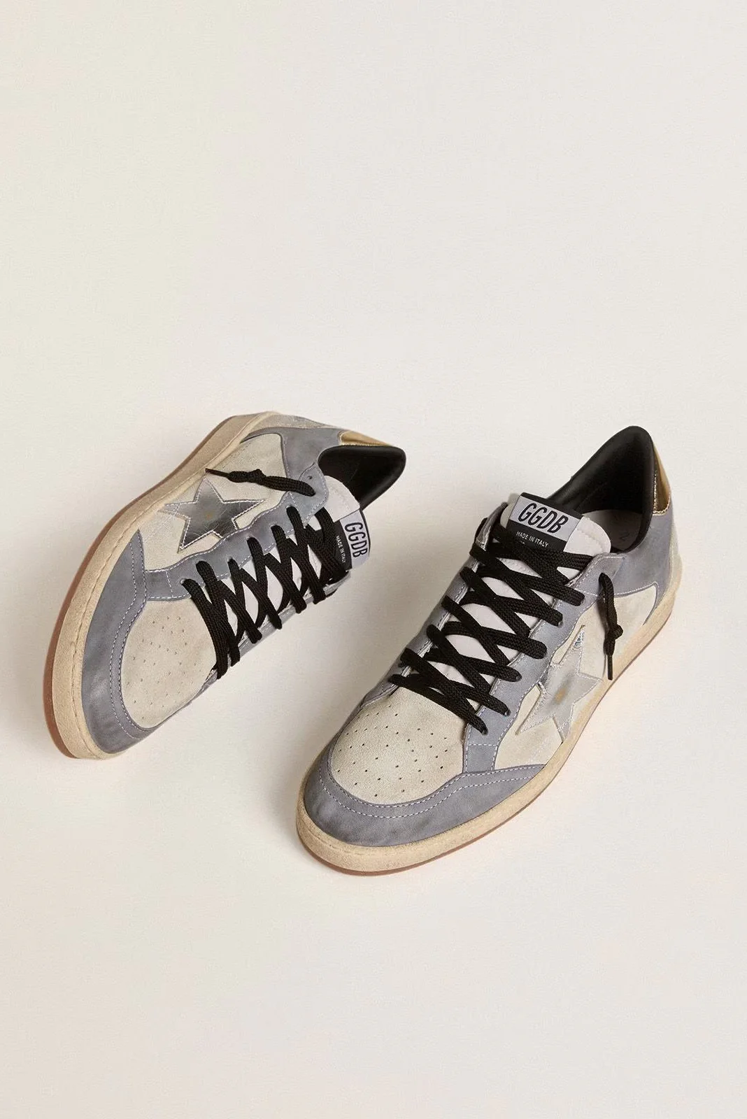 Tenis Golden Goose Ballstar Suede Nabuk Laminated Star And Heel Hombre - Image 2