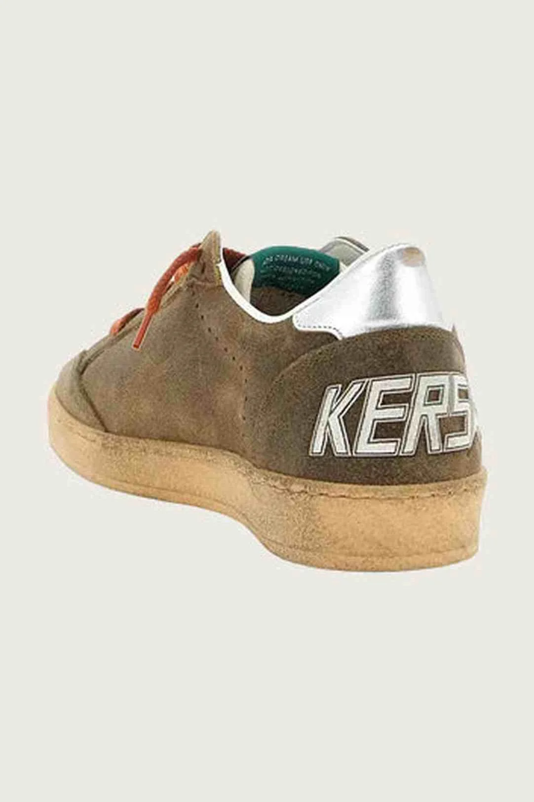Tenis Golden Goose Ballstar Waxed Suede Star Laminated Heel Hombre - Image 3