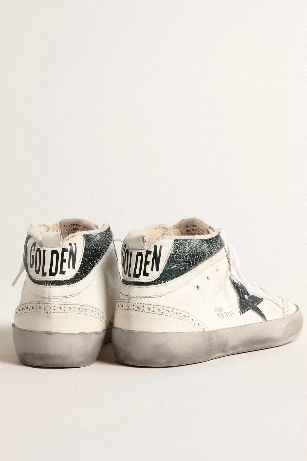 Tenis Golden Goose Mid Star Leather Lam Crack Up Hombre - Image 4