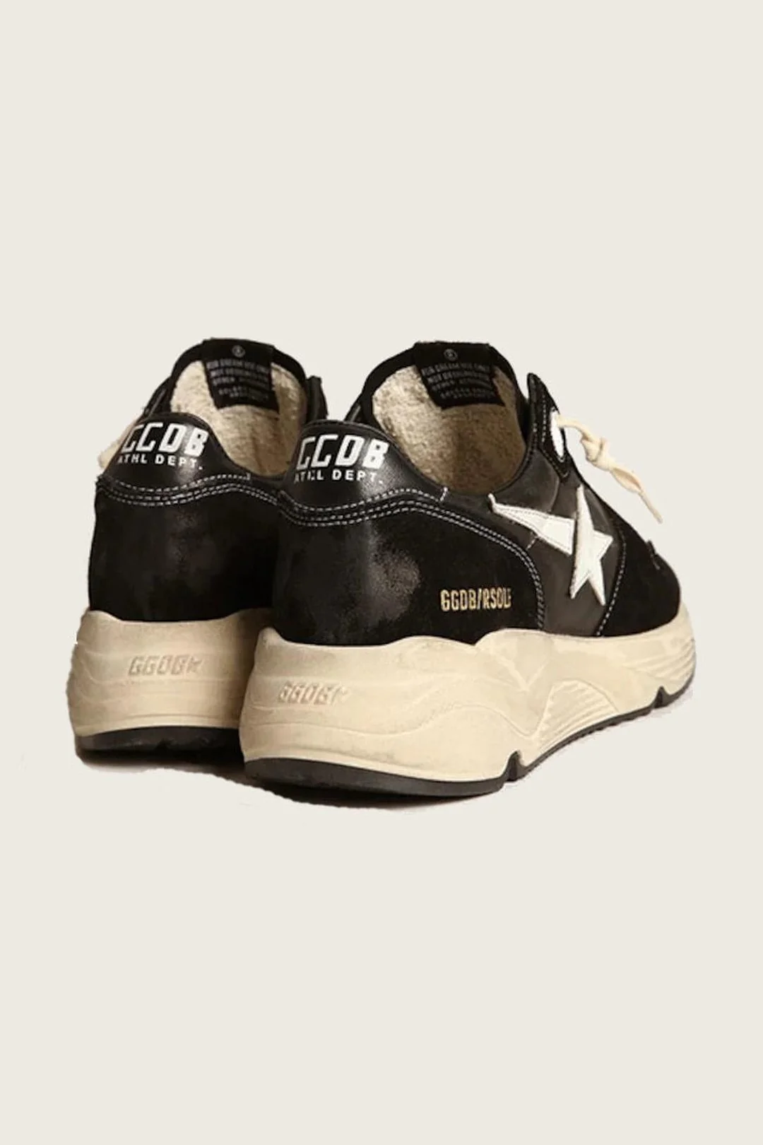 Tenis Golden Goose Running Sole Nylon Suede Hombre - Image 3