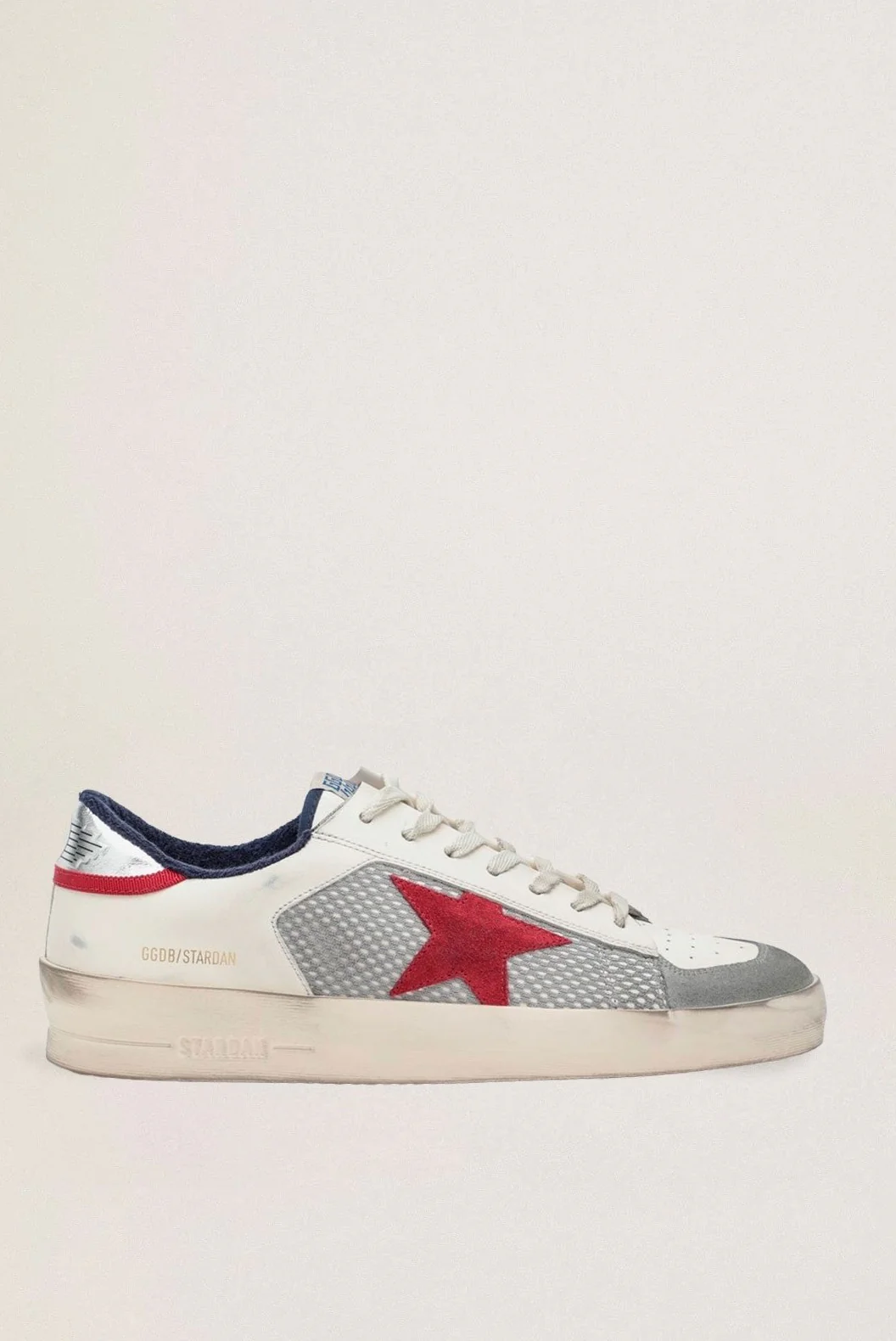 Tenis Golden Goose Stardan Leather And Net Hombre