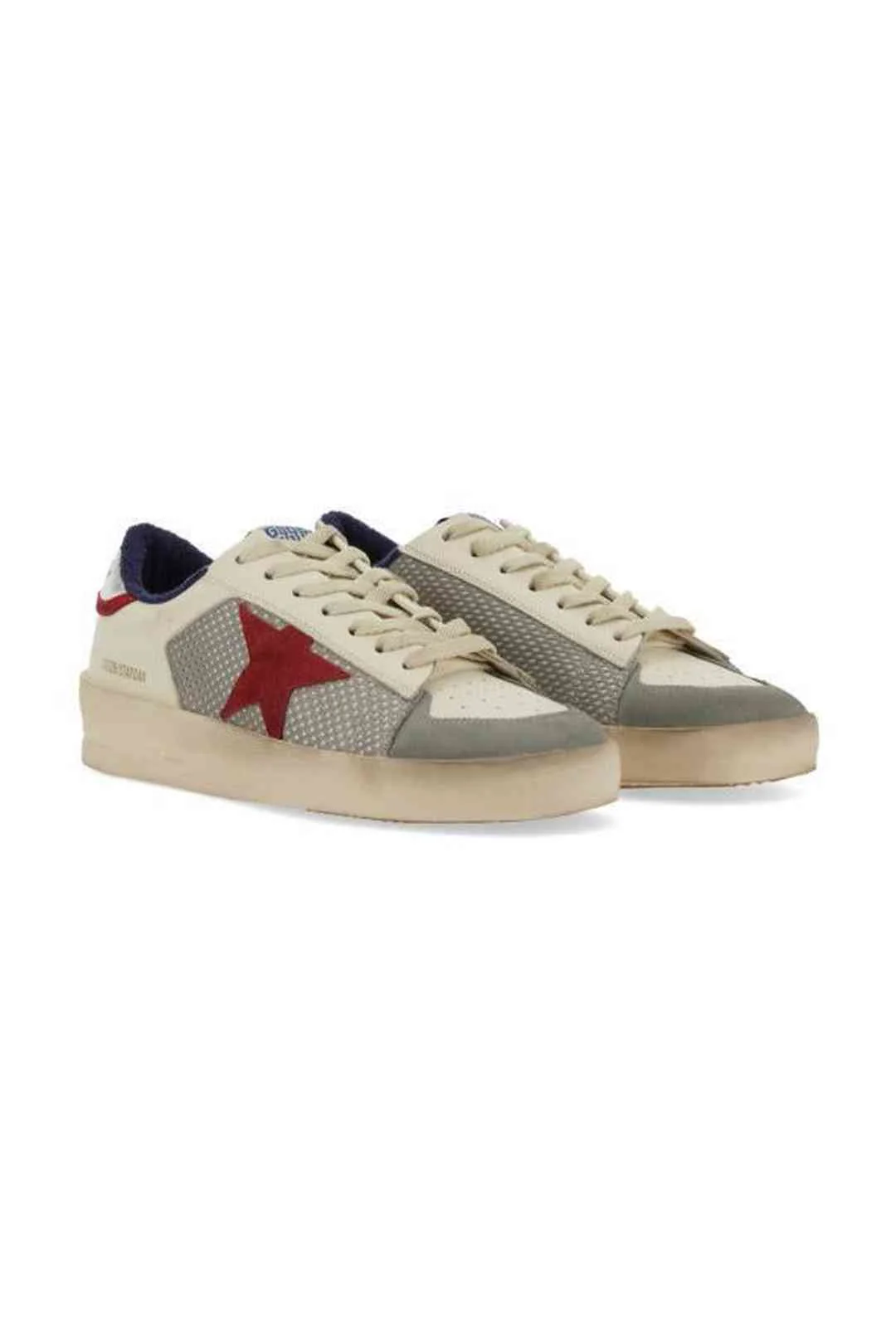 Tenis Golden Goose Stardan Leather And Net Hombre - Image 2