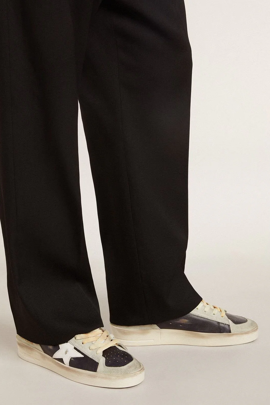 Tenis Golden Goose Stardan Leather  Suede Heel Leather Star Hombre - Image 4
